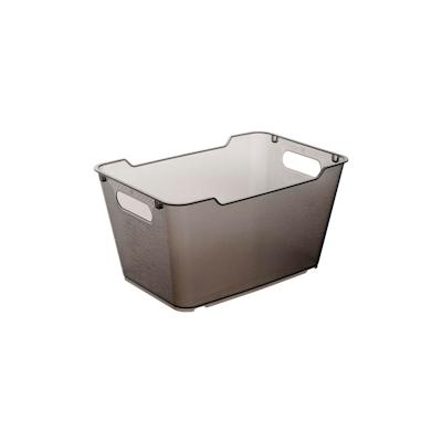 Keeeper Lotta - Lotta Aufbewahrungsbox, 6 Liter, 29,5 x 19 x 15 cm, graues Kristall-Polypropylen Image