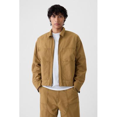 Gap Mens Brown Canvas Denim Carpenter Jacket - Brown