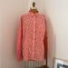 J. Crew Tops | J. By J. Crew Floral Button Down | Color: Orange/Pink | Size: L