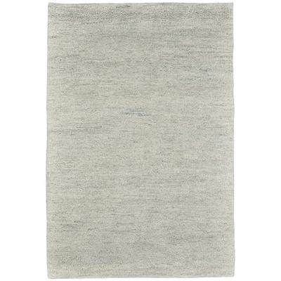 Wollteppich THEKO "Hadj Uni", beige (natur grau), B:60cm H:25mm L:90cm, Wolle, Teppiche, echter Berber Teppich, reine Wolle, meliert, handgeknüpft Image
