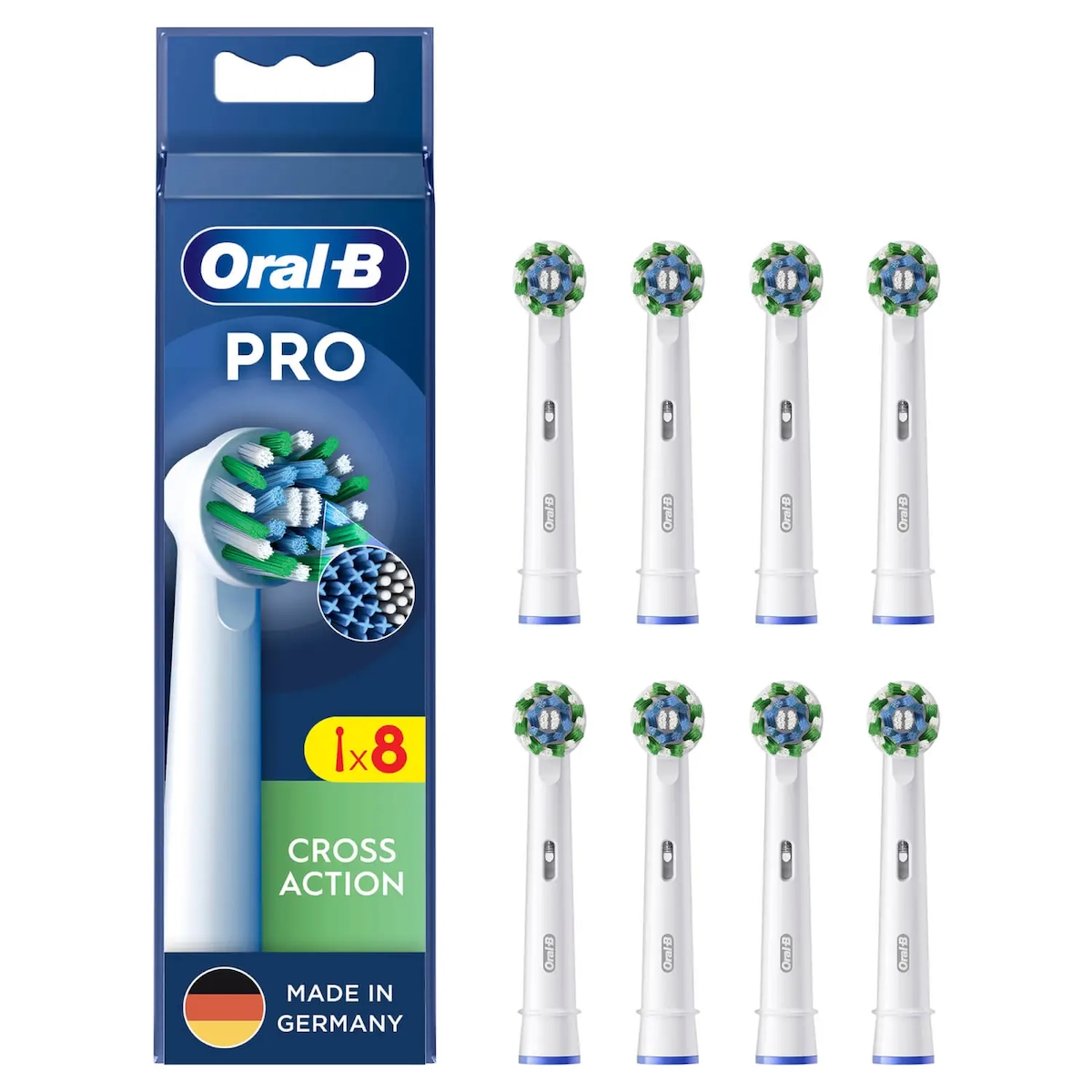 Oral-B CrossAction 8 Stück(e) Weiß Image