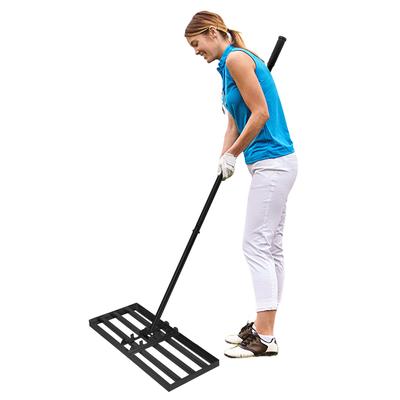 TEMU Lawn Squeegee Stainless Steel Lawn Squeegee, For Sand Pulling Leveling Rake, Lawnleveling Golf Garden Grass Tool Backyard Lawn Pusher, 25 X 76 Cm Image