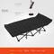 TEMU 75 Inch Folding Outdoor Camping Cot With Mattress, Adult Sleeping Cot, Portable Travel Camping Cot With Carrying Bag, Camping Cot With Carrying Bag With Thickened Pearl Cotton Mattress, Black And Gray