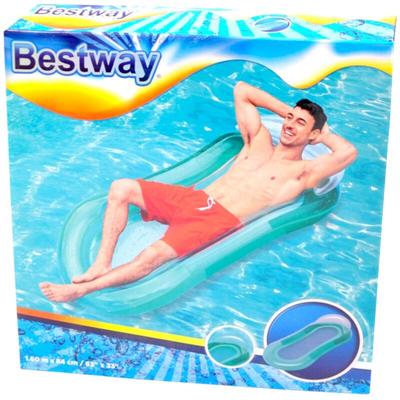 Bestway - Aqua Lounge Luftmatratze 160x84cm Schwimmliege Wasserliege Badematratze - türkis Image