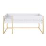 Letto a soppalco bambini 90x190 cm bianco