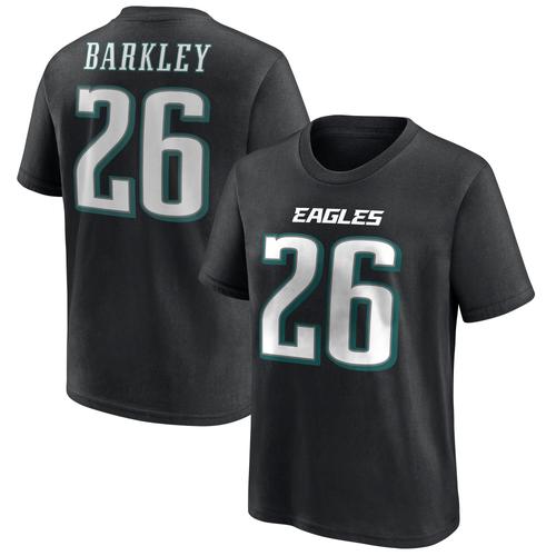 Philadelphia Eagles Name und Nummer Grafik T-Shirt - Saquon Barkley 26 - Jugendliche