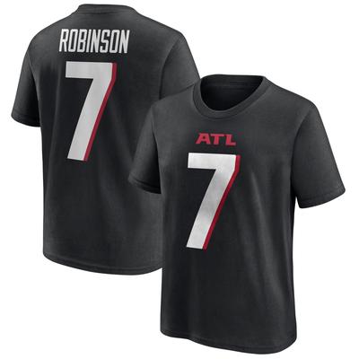 Atlanta Falcons Name und Nummer Grafik T-Shirt - Bijon Robinson 7 - Jugendliche Image
