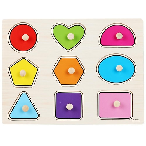 Nagelgreifbrett Puzzle Montessori-Frühbildungsspielzeug Holzspielzeug Alphanumerische Fruchtform kognitives Puzzle Weihnachtsgeschenk Image