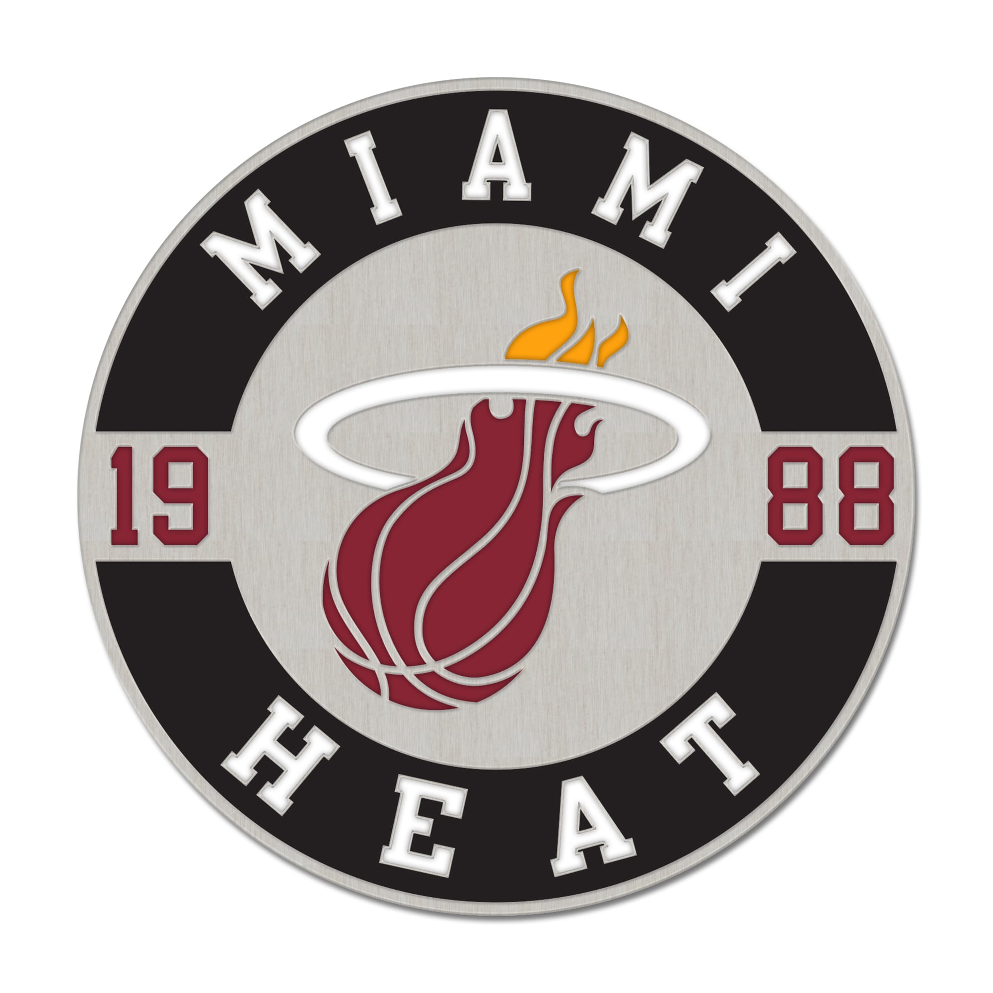 Badge rond en pin Miami Heat - No Gender Taille: No Size