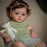 24 pollici reborn baby doll reborn doll tutti ragazza del bambino con genesis vernice pelle 3d di alta qualità più strati pittura vena visibile