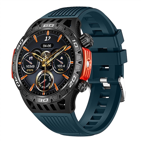 ht22 Smart Watch 1,46 Zoll Bildschirm Bluetooth Anruf IP68 wasserdicht LED Taschenlampe große Batterie 100 Sport GPS Fitness Track Smart Watch