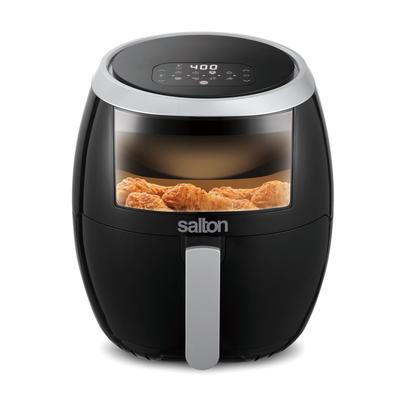 Salton® XL Digital Air Fryer with Viewing Window by Brylane Home in Black