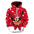 Sweat à capuche 3D Père Noël pour homme, pull unisexe, vin rouge, impression personnalisée, noir, blanc, rouge, imprimé graphique Père Noël, imprimé quotidien, sport, impression 3D, designer,