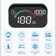 AD M22 GPS per auto HUD Head Up Display Tachimetro GPS digitale universale Proiezione su vetro Misuratore di velocità per auto Proiettore per parabrezza