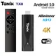 TANIX TX8 Smart TV Box Android 10 TV Stick Allwinner H313 2GB 16GB 2.4G WIFI 4K MINI TV Dongle