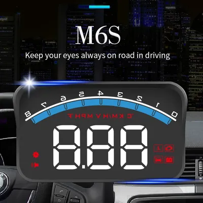Windschutz scheiben projektor m6s auto electronic obd2 hud display autozubehör