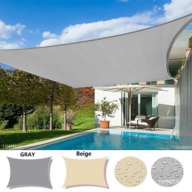 Markise für den Außenbereich, wasserdicht, Sonnensegel, für Garten, Strand, Camping, Terrasse, Pool, Zelt, Markise Image