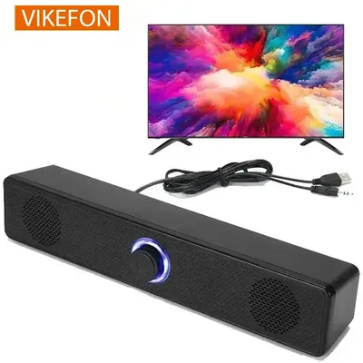 PC-Sound bar verkabelt und drahtlos Bluetooth-Lautsprecher USB-Sound bar für TV-PC Laptop Gaming