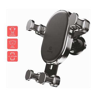 Crong Gravity Auto-Lock Car Holder – Schwerkraft-Autohalterung für 4,7-6,5-Zoll-Telefone (schwarz)