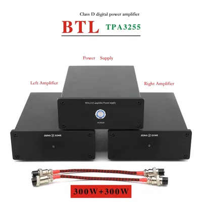300W + 300W TPA3255 Klasse D Split Typ Digital Power Verstärker Mit XLR Oder RCA Eingang Image