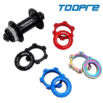 Fahrrad Center lock Nabe zu 6 Löcher Scheiben adapter Fahrrad teile Fahrrad Nabe Center Lock Umbau 6 Bolzen Scheiben brems rotor