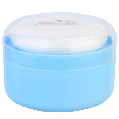 Portable Baby Powder Puff Box Talcum Container Case Puff Makeup Body Powder Puff Container Talcum Powder Puff Box Baby