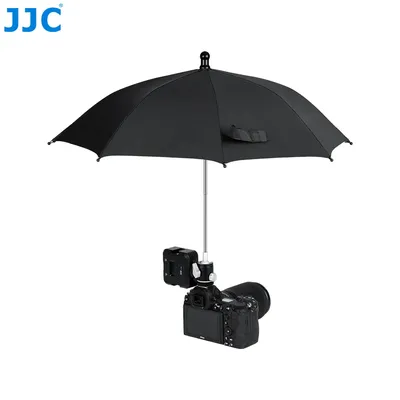 Jjc kamera hot schuh regenschirm kamera regenschirm sonnenschirm für canon r6 mark ii eos r10 r3 r5 r6 r7 r8 sony a7r v a7 iv nikon z8