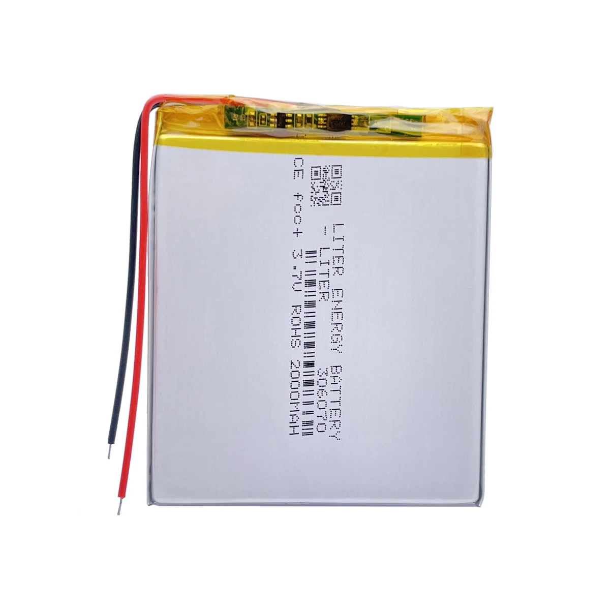 3,7 V 306070 Lithium-Polymer-Akku 2000 mAh wiederaufladbare Batterien Schatznavigation Tablet Telefon Image