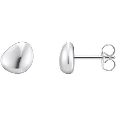 Paar Ohrstecker THOMAS SABO "Schmuck Silber 925 Ohrringe organisches Design, H2307-001, H2307-413", silber (silberfarben