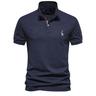 Brand Men's Polo Shirts Cotton Polo Shirts for Men Short Sleeve High Quantity Solid Polo Men New Summer Clothing