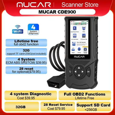 MUCAR DE900/MUCAR cde900 Pro OBD2 Diagnostic Tool Auto Scanner for allc ars