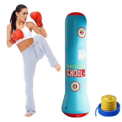 Inflatable Boxing Bag Sandbags Boxing Bag Fun Punching Stand Bag Sandbags Boxing Bag With Pump For