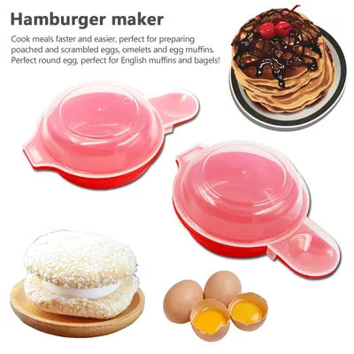 2/4Pcs Microwave Oven Egg Cooker 1 Minute Fast Microwave Cheese Eggs Cooker PP Easy Use Home Kitchen