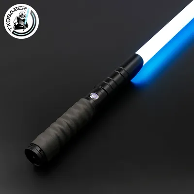 TXQSABER Lightsaber RGB Neo Pixel Smooth Swing Heavy Dueling Metal Hilt Type C Blaster Ghost Yoda