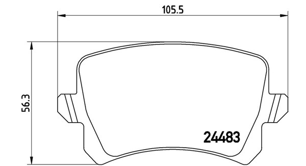 MAGNETI MARELLI Bremsbelagsatz, Scheibenbremse 363700485109 für QOROS VW SATURN (SVW) Skoda (FAW) CHANGAN JAC GAC Peugeot (DF-PSA) HAVAL Image