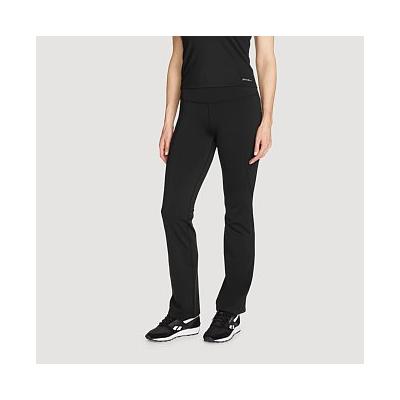 Eddie Bauer Women's Crossover Trail Adventure High-Rise Fleece-Lined Pants - Black - Size XS