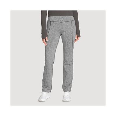 Eddie Bauer Women's Crossover Trail Adventure High-Rise Fleece-Lined Pants - Black/White - Size XL