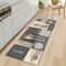 Kitchen Mat Home Entrance Doormat Living Room Bedroom Balcony Floor Decoration Carpet House Hallway Door Bath Anti-slip Foot Rug