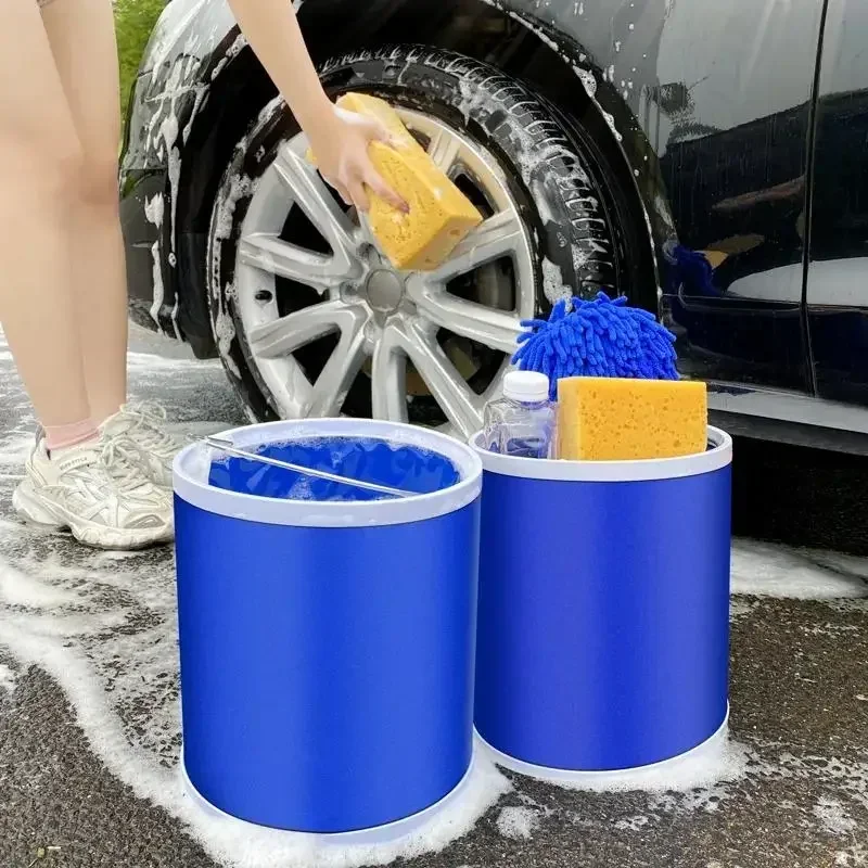 1pc multifunktion ale tragbare Falt schaufel Outdoor-Angels chaufel Auto wasch reinigungs werkzeug Eimer zubehör Image