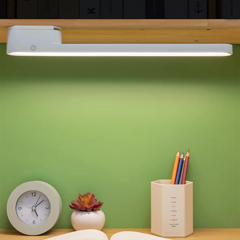 Schreibtischlampe zum Aufhängen, magnetische Tischlampe, LED, USB wiederaufladbar, stufenlos dimmbar, für Schrank, Schrank, Kleiderschrank, Nachtlicht