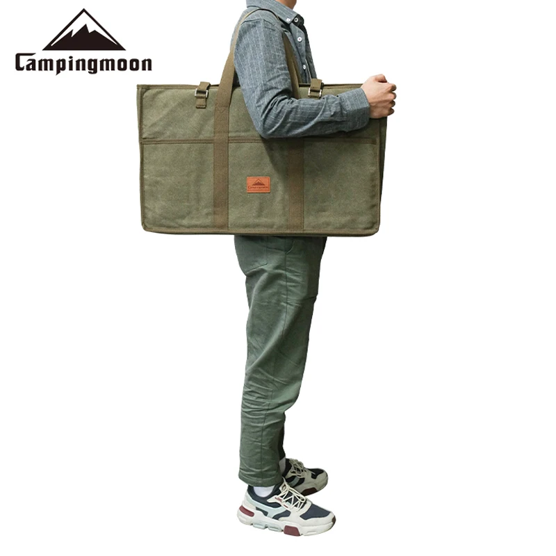 Günstige Tisch Tasche Camping Lagerung Leinwand Tasche Tragbare Leinwand Tisch Tasche Multifunktionale Outdoor Camping Lagerung Leinwand Tasche Image