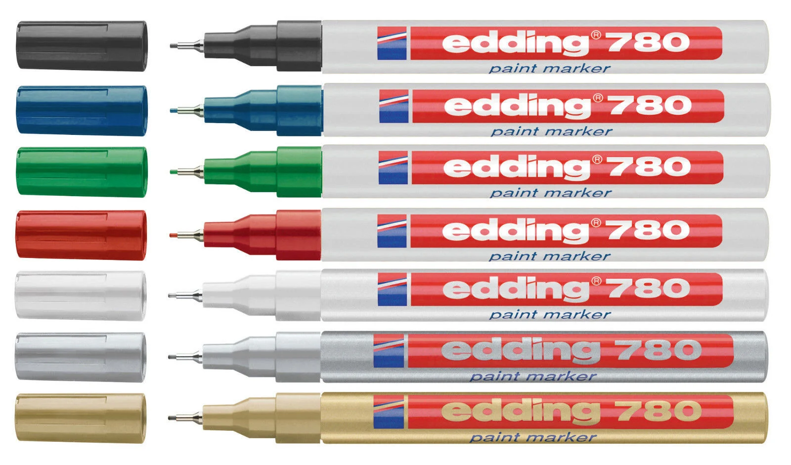 Deutschland Edding 780 Alkohol Beständig Hohe Temperatur Marker 0,8 MM Metall Platte Stift 1PCS Image