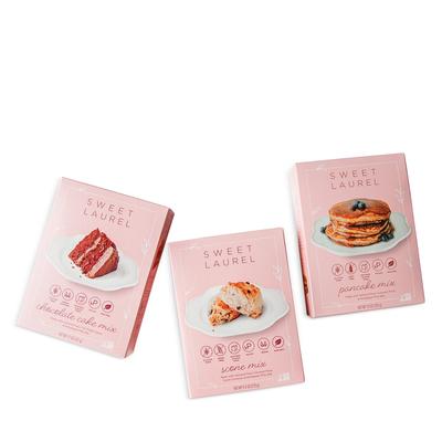 Sweet Lauren Chocolate Cake, Scone & Pancake Mix Set - Pink