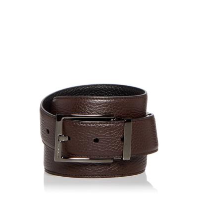 Ferragamo Men's Reversible Leather Belt - Hickory