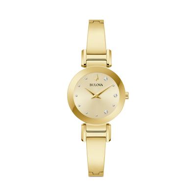 Bulova Marc Anthony Modern Diamond Bangle Watch, 26mm - Gold