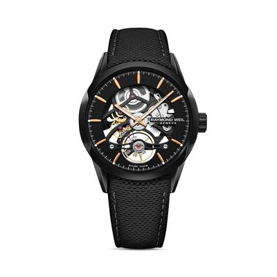 Raymond Weil Freelancer Calibre RW1212 Skeleton Watch, 42mm - Black