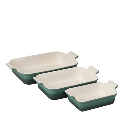 Le Creuset Stoneware Bakers, Set of 3 - Artichaut