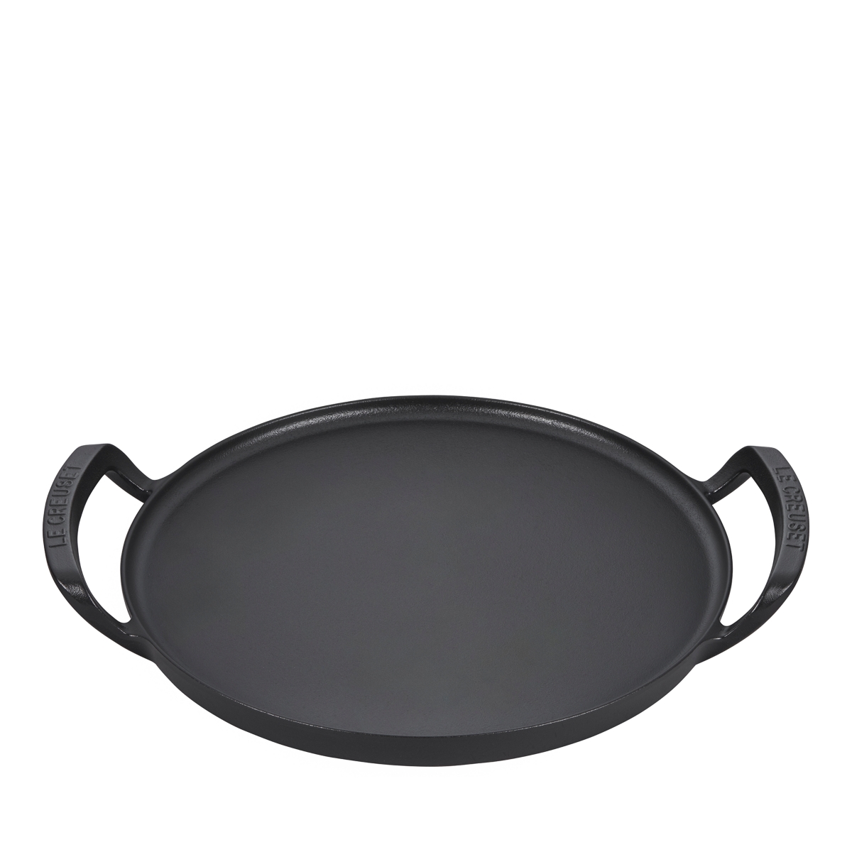 Le Creuset Alpine Enameled Cast Iron Outdoor Pizza Pan - Matte Black