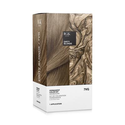 Igk Hair Permanent Color Kit - DIRTY BLONE