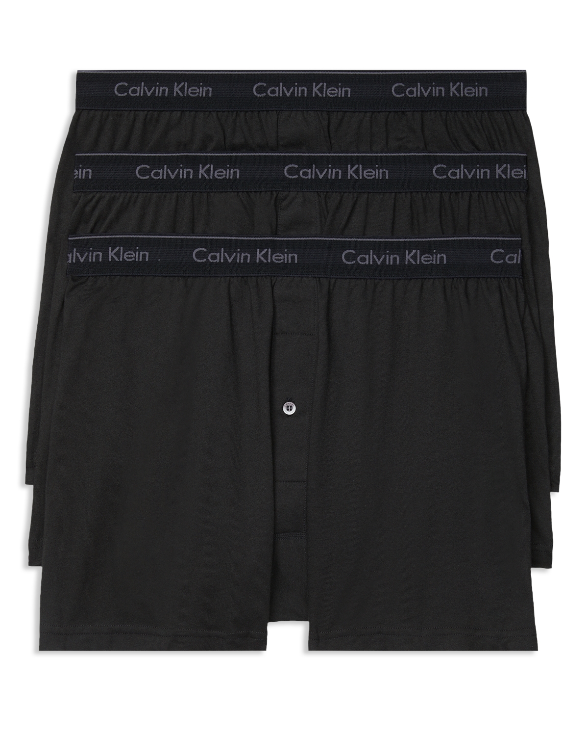 Calvin Klein Traditional Boxers, Pack of 3 - Black